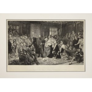 Henryk REDLICH (1838-1884) according to Jan MATEJKO (1838-1893), Union of Lublin
