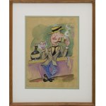 Aleksander ŚWIDWIŃSKI (1887-1952), Przy barze, 1951