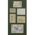 Paweł WRÓBEL (1913-1984), Zestaw 6 szkiców