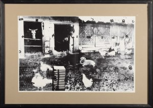 Jan TARASIN (1929-2009), Wiejskie podwórko, 1990