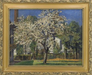 Józef JAROSZ (1890-1966), Kwitnąca jabłoń