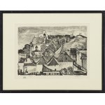 Zbigniew JEŻO (1934-1989), Kazimierz Dolny n. Wisłą - panorama, 1957