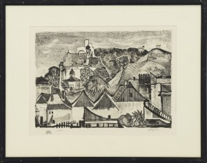 Zbigniew JEŻO (1934-1989), Kazimierz Dolny n. Wisłą - panorama, 1957