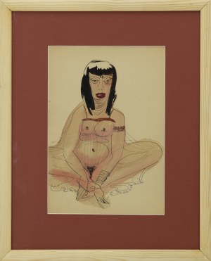 Jerzy FLISAK (1930-2008), Akt, 1953
