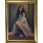 Katarzyna Rekiel, Girl in a tulle skirt, 2025