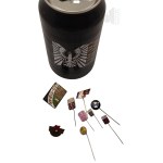 PRL - A Set of Automotive and Motorcycle-themed Wpinki, POLMO, Polski Fiat, BMW, FSO Żerań, Polski Związek Motorowy Mototurystyka