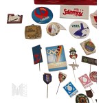 Large Collection, Pin Set, Pin Set, Baretka, Rosette, USRR, Solidarity, Polam Kombinat Techniki Świetlnej, Canada, Warsaw, Gdansk, Bielsko-Biala, Olympic Games 1964