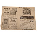 Third Reich - Postage Stamp Catalog Brochure, Postal Card Philately Postage Stamps 1943/1944 Behrens Abonnements Systeme Braunschweig/Brunswick