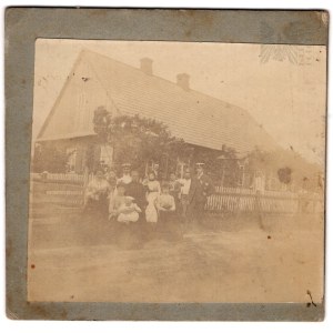 19th/20th century, Bialystok - Family Photograph, House in or Around Bialystok; Photographer Unknown