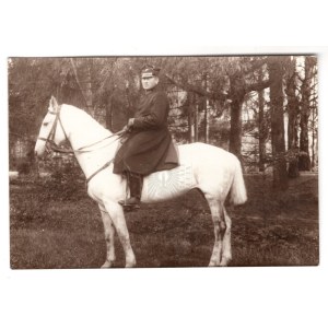 Second Polish Republic, Lviv (Lemberg/Leopolis) - Photograph of Priest Stankiewicz, Chaplain of the Greater Poland Group of Col. Daniel Konarzewski - Later Print (1980s) From Films Stored in Archives in Lviv