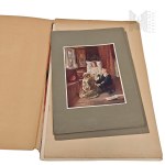 IIRP - Album Collection of Graphics, Reproductions of Paintings, Stanislaw Noakowski, Briton Riviere, David Roberts and Other Artists