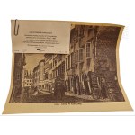 Graphic "Piwna Street in Warsaw" Warsaw 1976 "Prasa-Książka-Ruch".