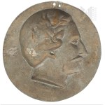 Zinc Metal Commemorative Plaque Jan Kochanowski.