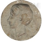 Zinc Metal Adam Mickiewicz Commemorative Plaque.