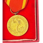 People's Republic of Poland - Badge, Medal in Box For Warsaw 1939-1945, RP Defenders of the Defenders of the Defenders of the Defenders.