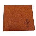 PRL - Commemorative Medal Moscow 1980 Lake Placid Moscow USSR/USA Olympic Games in Leather Envelope, Polish Olympic Committee PKOI Olympics