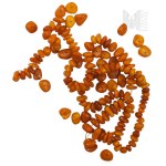 Torn Amber Necklace, Heirloom from the Sea, Amber