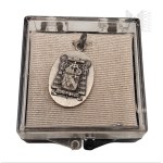 USA - Religious Medal, Catholic in Box, Cardinal Spellman, Dieges & Clust Sterling, Francis Spellman, New York City