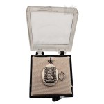 USA - Religious Medal, Catholic in Box, Cardinal Spellman, Dieges & Clust Sterling, Francis Spellman, New York City