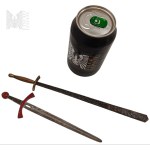 PRL - Two Miniature Swords, Castle Souvenir, Letter Knives (?).