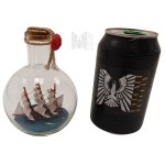 Souvenir from the Sea - Ship in a Bottle, Ship.