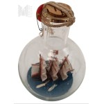 Souvenir from the Sea - Ship in a Bottle, Ship.