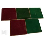 Ceramic Decorative Tiles with Illustrations in Ancient Greek Themes.