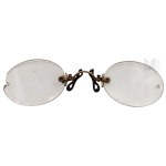 Art Deco (?) Old Correctional Glasses in Metal Box, Case, Vintage