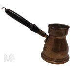 Metal Aluminum Coffee Brewing Pot, Vintage