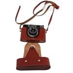 USSR - Soviet Analog Camera Smiena 8 Смена Smena in Leather Case with Belt
