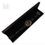 Vintage Distingue Wristwatch in Box with Black Strap