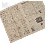 Occupied Poland/General Gouvernement - Newspaper New Warsaw Courier No. 267 12 November 1941, Already 3,632,000 Bolshevik Prisoners of War, Violent Air Raids on Sevastopol and Moscow, Struggle for the Future of Europe, Chancellor Hitler Replies to Preside