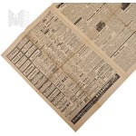 Occupied Poland/General Gouvernement - Newspaper New Warsaw Courier No. 228 September 27, 1941, Roosevelt Pushes U.S. to War, On Foreground of Donetsk Basin, Churchill Urges Finns to Stop War with Soviets