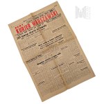Occupied Poland/General Gubernia - Newspaper Nowy Kurier Warszawski No. 265 10 November 1941, The Devastating Defeat of the Red Army in the Light of Numbers, Bolsheviks Train Defensive Workers