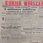 Occupied Poland/General Gouvernement - Newspaper "Nowy Kurier Warszawski" No. 168 Saturday July 19, 1941, Warsaw, Tobruk, Operation "Barbarossa", Establishment of French Wehrmacht Volunteer Legion