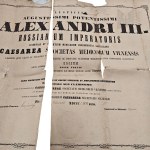 19th Century - Russian Partition / Russia - Document, Diploma, Lucjan Rytel Certificate Vilnius Medical Society Vilnius, Tsar Alexander III 1885 Latin