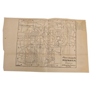 IIRP Lviv - Plan of the City of Poznań Issued by Informator Polski in Lviv, Poznań/Posen