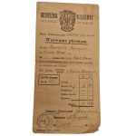 Call for Payment, Mutual Insurance of Buildings from Fire, Minsk Mazowiecki 1918