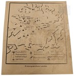 Germany - Map of Rüstungzentrum London "Armament Center of London" - Aircraft Factories, Ammunition, Warehouses, Strategic Points