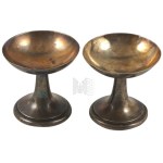 Two WWS Plated Platters - Warsaw Silver Manufactory Nowy Swiat