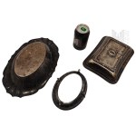 Set of Platters, Plated Platter/Bowl Base (?) Norblin and Company, Hard Soldered 416 Tray, Plated Platter, Platter