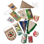 Set of Sports Pennants, Pennant, Zakopane 2001 Winter Universiade, PZPN Polish Football Association, 55th Individual Silesian Senior Boxing Championships Sosnowiec 1985 KS Górnik, Zakłady Koksownicze Przyjaźń Dąbrowa Górnicza, Championships Polsk