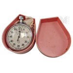 USSR - Soviet Mechanical Sports Stopwatch in Plastic Box.