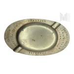 IIRP - Metal Copper Ashtray Advertising Cognacs Winkelhausen Vodkas and Liqueurs Warsaw Rectification Warsaw.