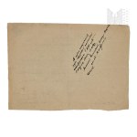 LWP-Document in the form of an Order of Departure-Stamped Polish Army Mail Half 84119