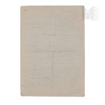 LWP-Document of Order of Departure with the Signature of the Chief of the Veterinary Hospital.