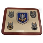 IIIRP - Commemorative Plaque with Eagles Polish Army - Eagle Land Forces, Air Force, Navy, Special Forces, Border Guard.