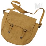 Highlander Outdoor Webbing Haversack Shoulder Bag Breadbox Beige Vintage