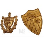 Set of Two Badge Inserts Shield Cuba.