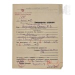 LWP-Document WP Veterinary Department of the Second Army